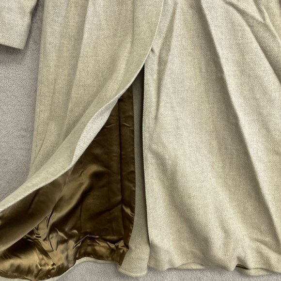 Pendleton Men's Size 40 100% Virgin Wool Long Pea Coat Made In USA Beige - Picture 7 of 10